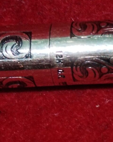 Pix Sheaffer G.F. de lux , placat cu aur 12K, anii 1970